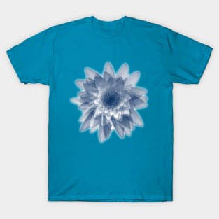 Lotus flowers in blue T-Shirt